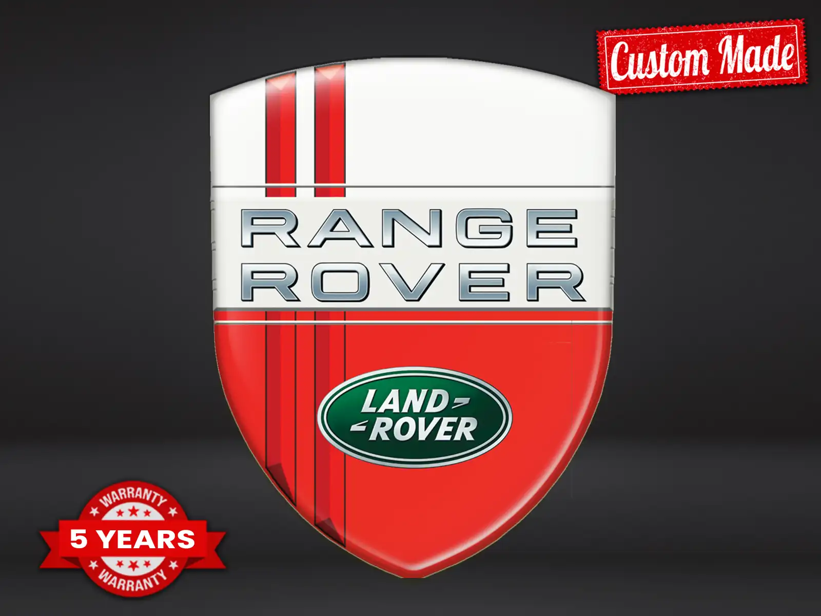 Land Rover Doming Aufkleber Auto Robust Exklusiv Modern